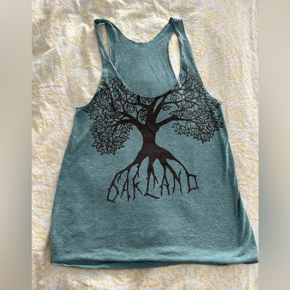 Teal Oakland Tank
